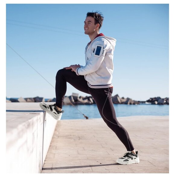 NortiV 8 Mens Sneakers Size 12 EU 46 White & Black Athletic Shoes - Picture 2 of 10